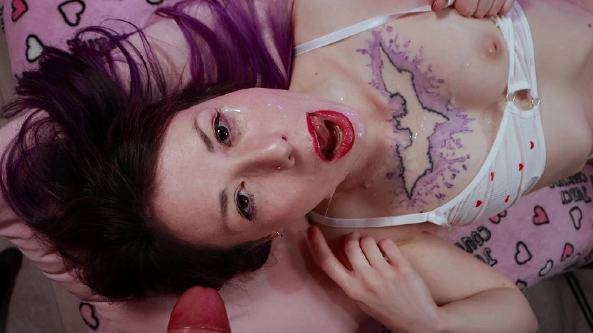 Please Daddy, Cum All Over My Small Tits!